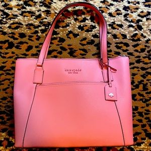 Blight carnation pink satchel. Never been used.